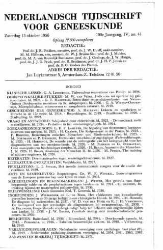 Eerste pagina van het artikel zoals het is gepubliceerd in het tijdschrift