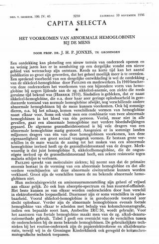 Eerste pagina van het artikel zoals het is gepubliceerd in het tijdschrift