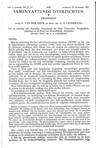 Eerste pagina van het artikel zoals het is gepubliceerd in het tijdschrift