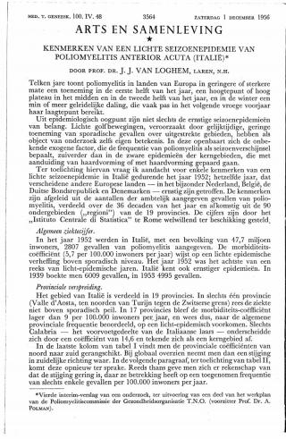 Eerste pagina van het artikel zoals het is gepubliceerd in het tijdschrift