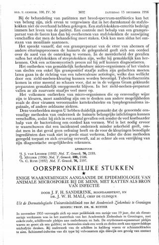 Eerste pagina van het artikel zoals het is gepubliceerd in het tijdschrift