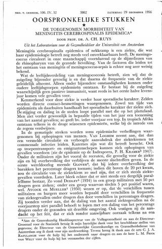 Eerste pagina van het artikel zoals het is gepubliceerd in het tijdschrift