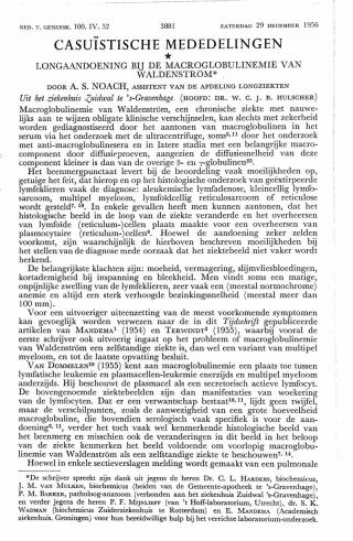 Eerste pagina van het artikel zoals het is gepubliceerd in het tijdschrift