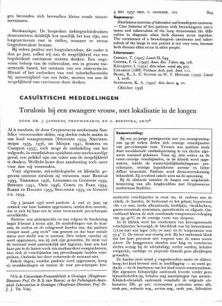 Eerste pagina van het artikel zoals het is gepubliceerd in het tijdschrift