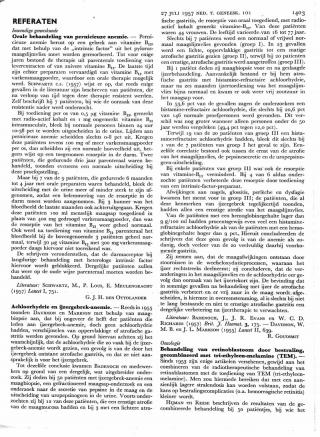 Eerste pagina van het artikel zoals het is gepubliceerd in het tijdschrift