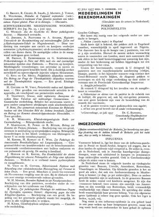 Eerste pagina van het artikel zoals het is gepubliceerd in het tijdschrift