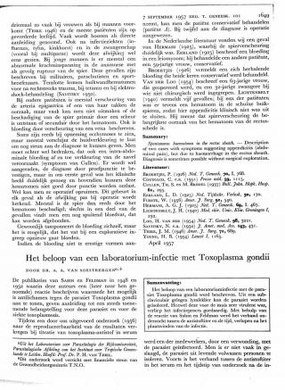 Eerste pagina van het artikel zoals het is gepubliceerd in het tijdschrift