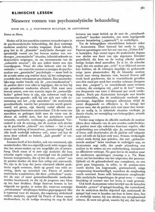 Eerste pagina van het artikel zoals het is gepubliceerd in het tijdschrift