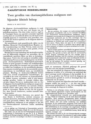 Eerste pagina van het artikel zoals het is gepubliceerd in het tijdschrift