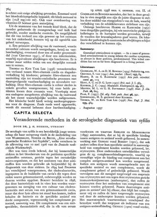 Eerste pagina van het artikel zoals het is gepubliceerd in het tijdschrift