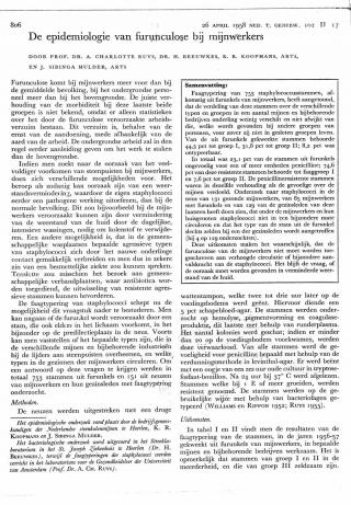 Eerste pagina van het artikel zoals het is gepubliceerd in het tijdschrift