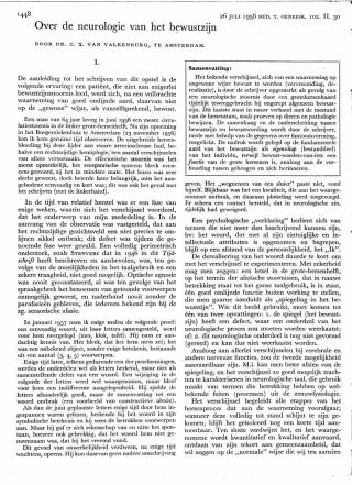 Eerste pagina van het artikel zoals het is gepubliceerd in het tijdschrift