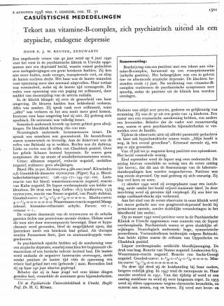 Eerste pagina van het artikel zoals het is gepubliceerd in het tijdschrift