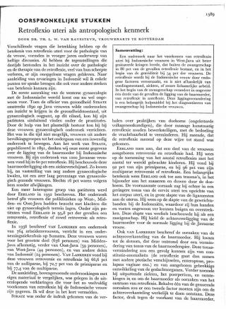 Eerste pagina van het artikel zoals het is gepubliceerd in het tijdschrift