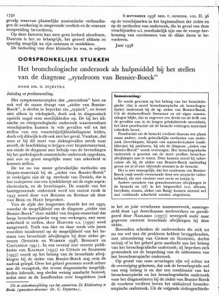 Eerste pagina van het artikel zoals het is gepubliceerd in het tijdschrift