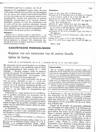 Eerste pagina van het artikel zoals het is gepubliceerd in het tijdschrift