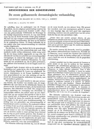 Eerste pagina van het artikel zoals het is gepubliceerd in het tijdschrift