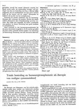 Eerste pagina van het artikel zoals het is gepubliceerd in het tijdschrift