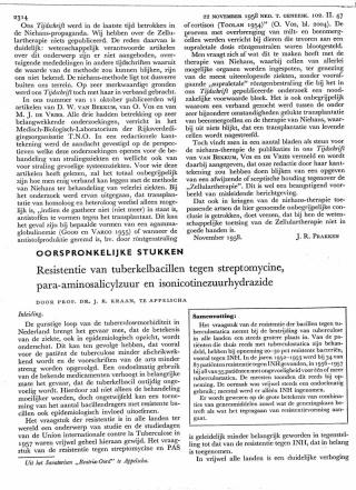 Eerste pagina van het artikel zoals het is gepubliceerd in het tijdschrift