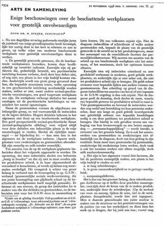 Eerste pagina van het artikel zoals het is gepubliceerd in het tijdschrift