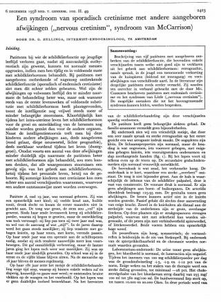 Eerste pagina van het artikel zoals het is gepubliceerd in het tijdschrift