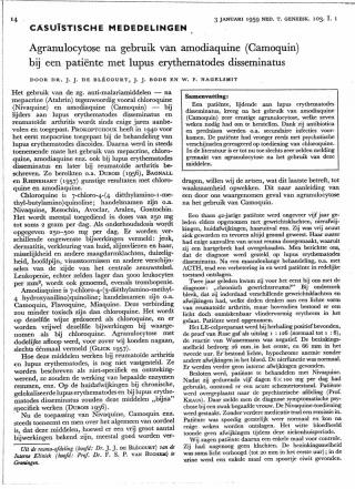 Eerste pagina van het artikel zoals het is gepubliceerd in het tijdschrift