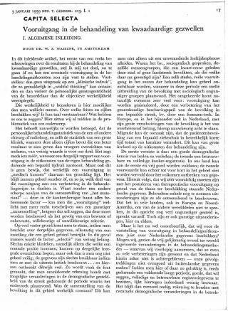 Eerste pagina van het artikel zoals het is gepubliceerd in het tijdschrift