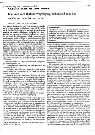 Eerste pagina van het artikel zoals het is gepubliceerd in het tijdschrift