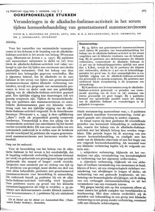 Eerste pagina van het artikel zoals het is gepubliceerd in het tijdschrift