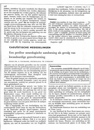 Eerste pagina van het artikel zoals het is gepubliceerd in het tijdschrift