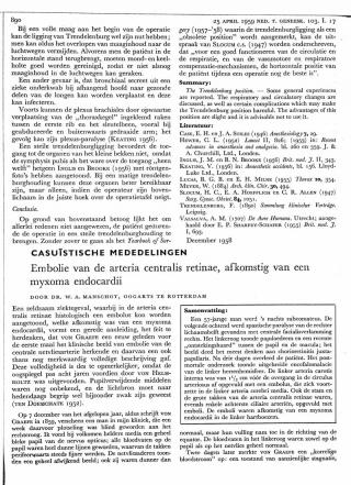 Eerste pagina van het artikel zoals het is gepubliceerd in het tijdschrift