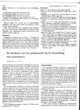 Eerste pagina van het artikel zoals het is gepubliceerd in het tijdschrift