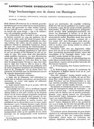 Eerste pagina van het artikel zoals het is gepubliceerd in het tijdschrift