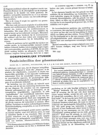 Eerste pagina van het artikel zoals het is gepubliceerd in het tijdschrift