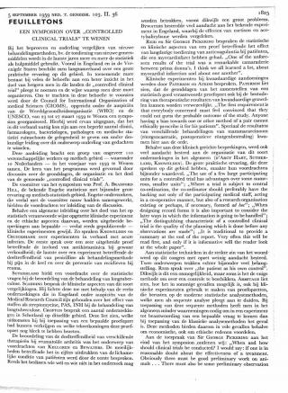 Eerste pagina van het artikel zoals het is gepubliceerd in het tijdschrift