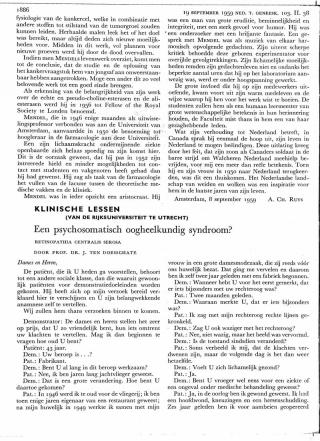 Eerste pagina van het artikel zoals het is gepubliceerd in het tijdschrift