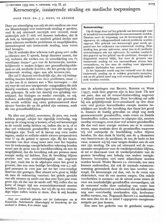 Eerste pagina van het artikel zoals het is gepubliceerd in het tijdschrift