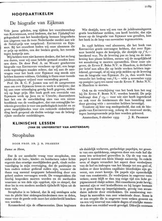 Eerste pagina van het artikel zoals het is gepubliceerd in het tijdschrift