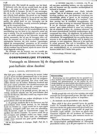 Eerste pagina van het artikel zoals het is gepubliceerd in het tijdschrift