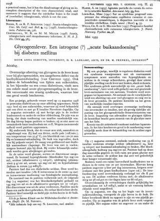 Eerste pagina van het artikel zoals het is gepubliceerd in het tijdschrift