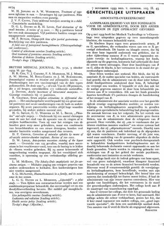 Eerste pagina van het artikel zoals het is gepubliceerd in het tijdschrift