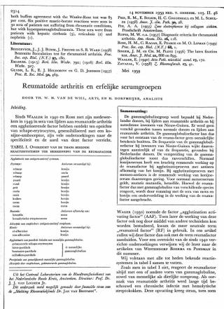 Eerste pagina van het artikel zoals het is gepubliceerd in het tijdschrift