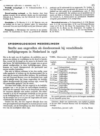 Eerste pagina van het artikel zoals het is gepubliceerd in het tijdschrift