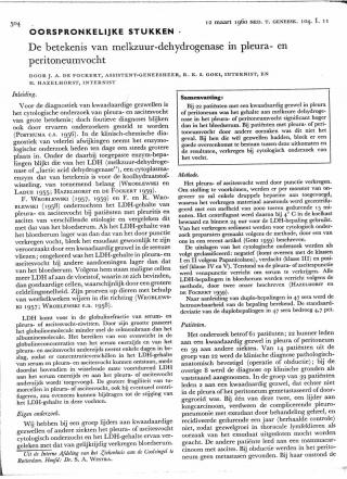 Eerste pagina van het artikel zoals het is gepubliceerd in het tijdschrift