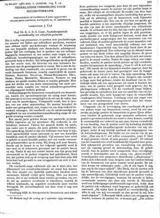 Eerste pagina van het artikel zoals het is gepubliceerd in het tijdschrift