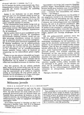 Eerste pagina van het artikel zoals het is gepubliceerd in het tijdschrift