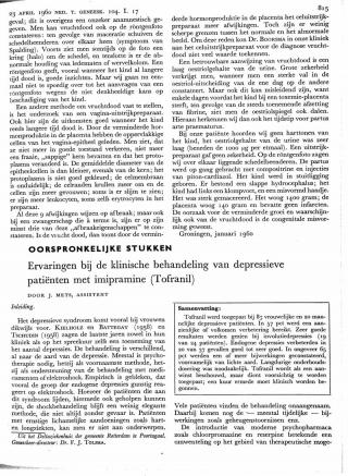 Eerste pagina van het artikel zoals het is gepubliceerd in het tijdschrift