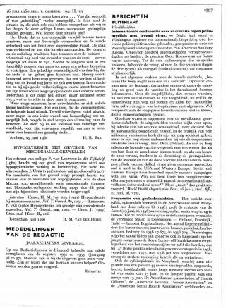 Eerste pagina van het artikel zoals het is gepubliceerd in het tijdschrift