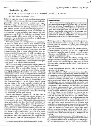 Eerste pagina van het artikel zoals het is gepubliceerd in het tijdschrift