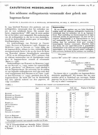 Eerste pagina van het artikel zoals het is gepubliceerd in het tijdschrift